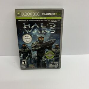 Halo Wars Platinum Hits (Xbox 360, 2010) Clean Tested Working - Free Ship